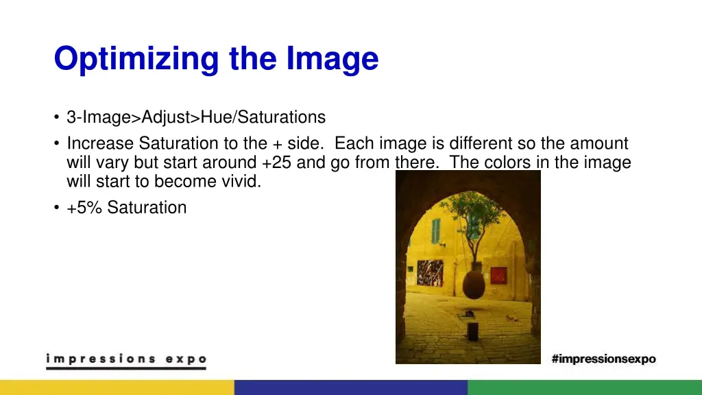 optimizing the image