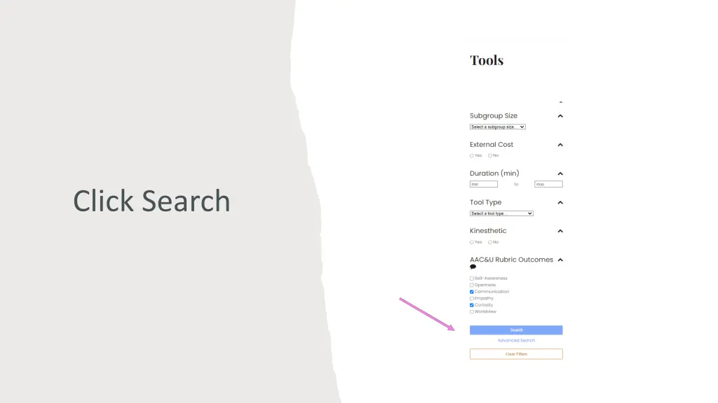 click search