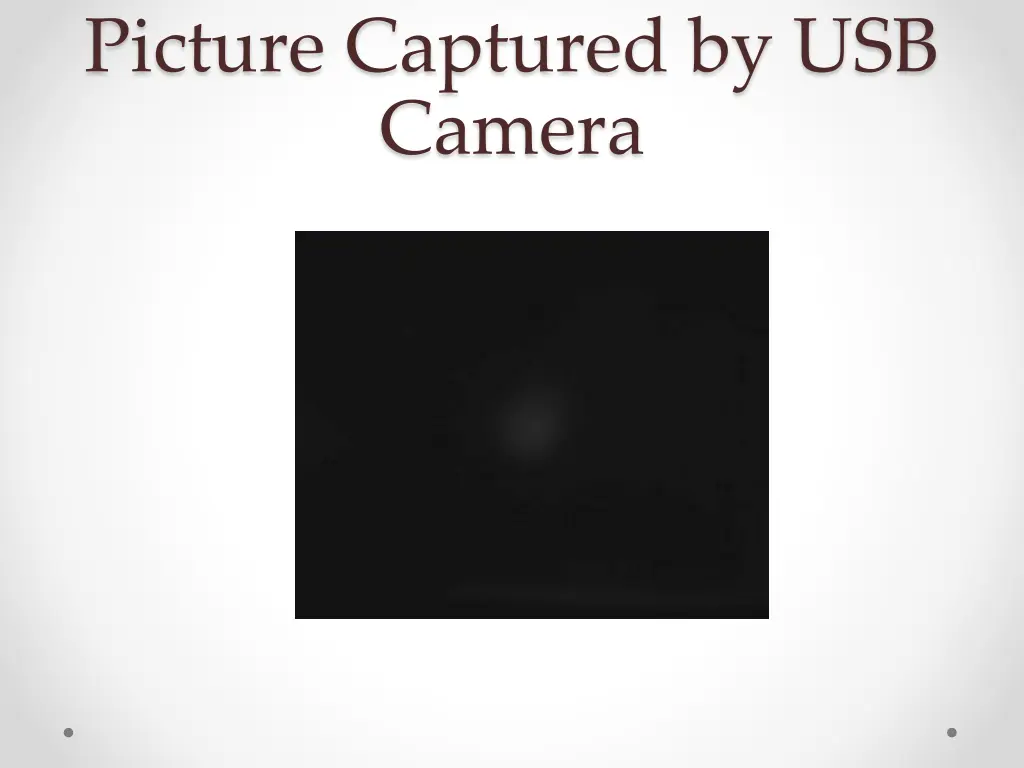 picture captured by usb camera