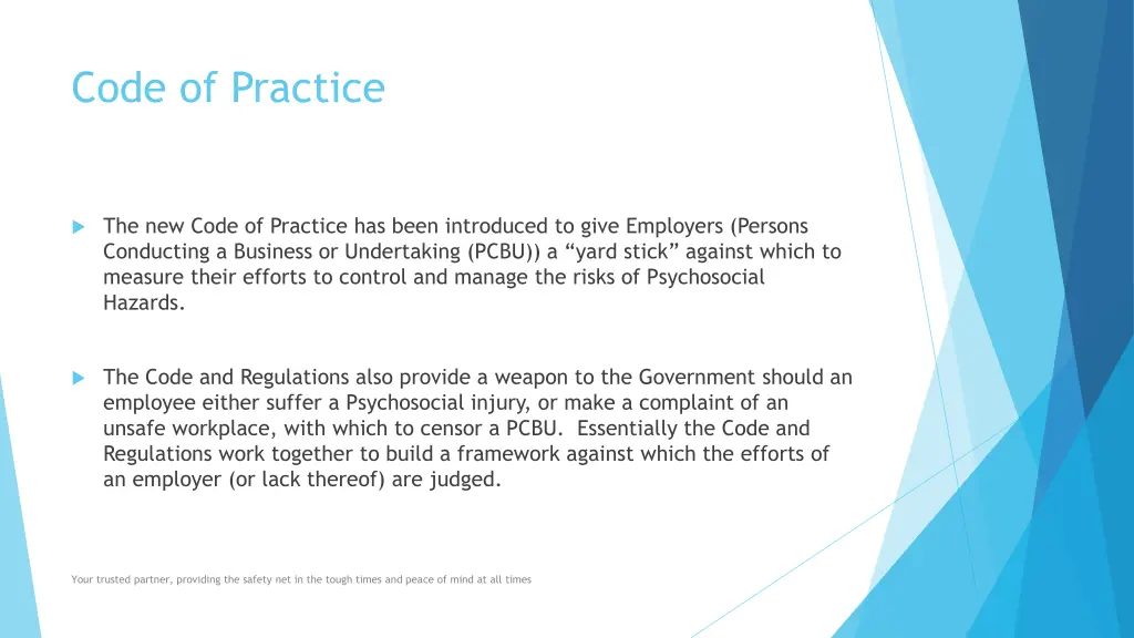 code of practice