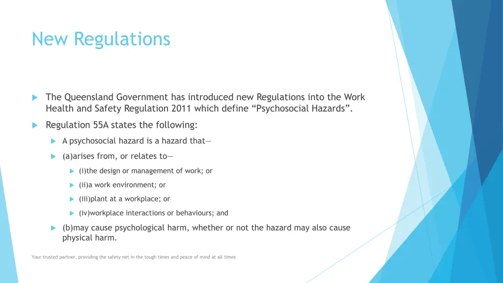 new regulations