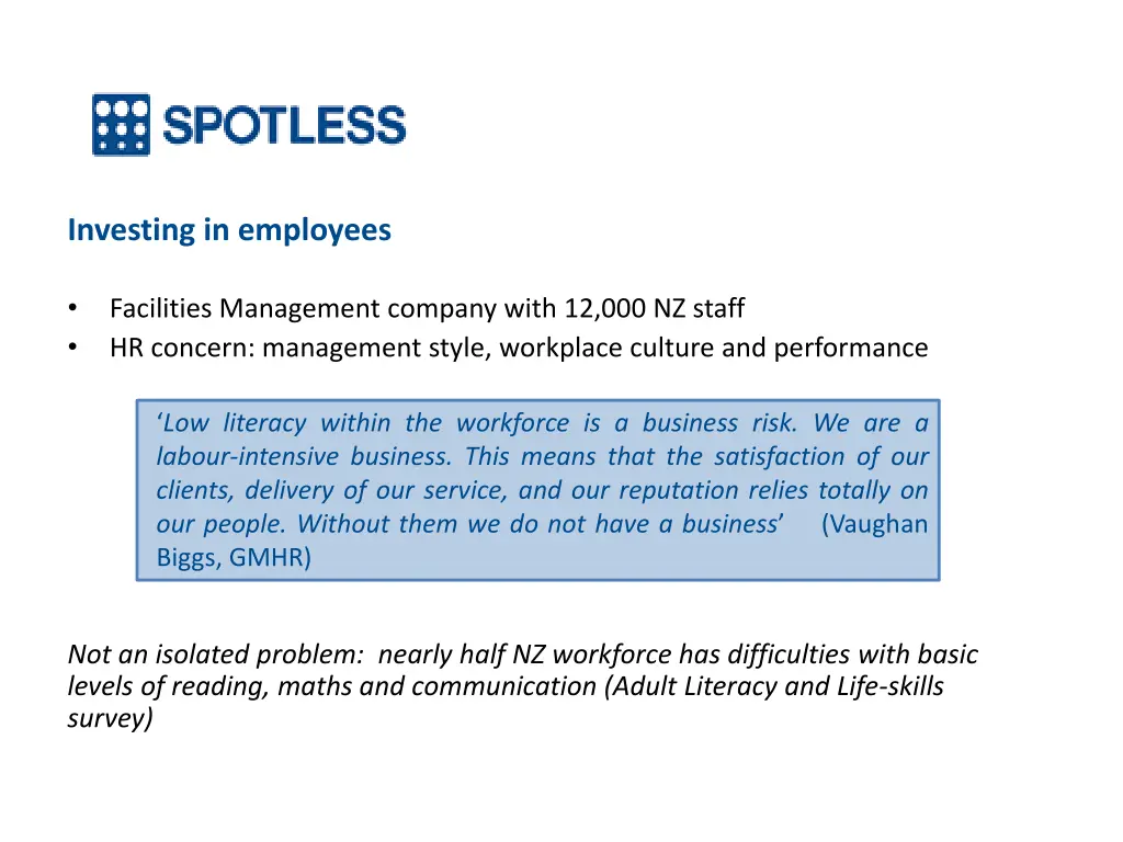 investing in employees