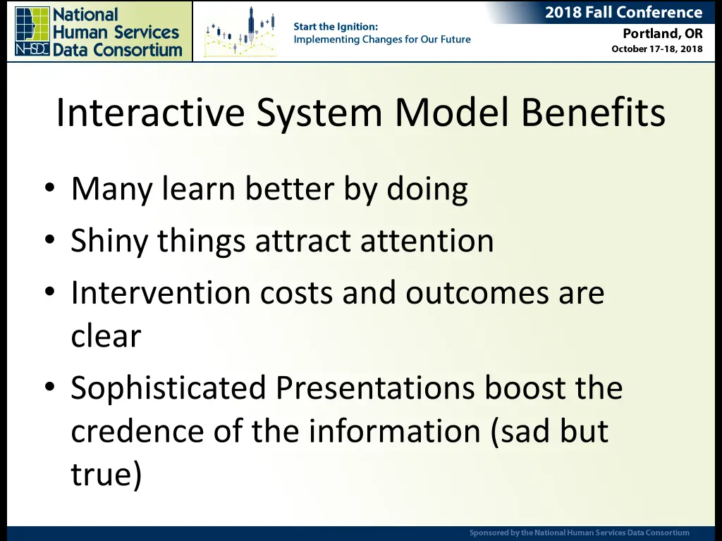 interactive system model benefits