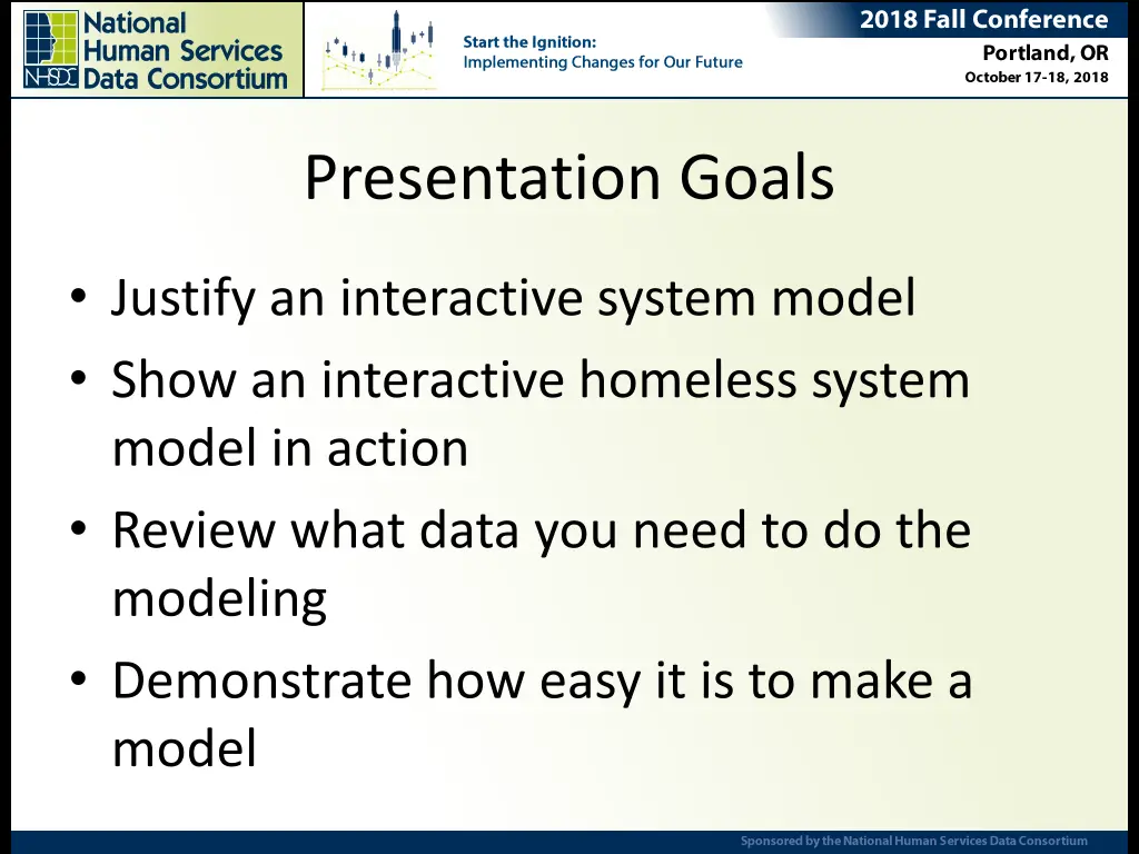 presentation goals