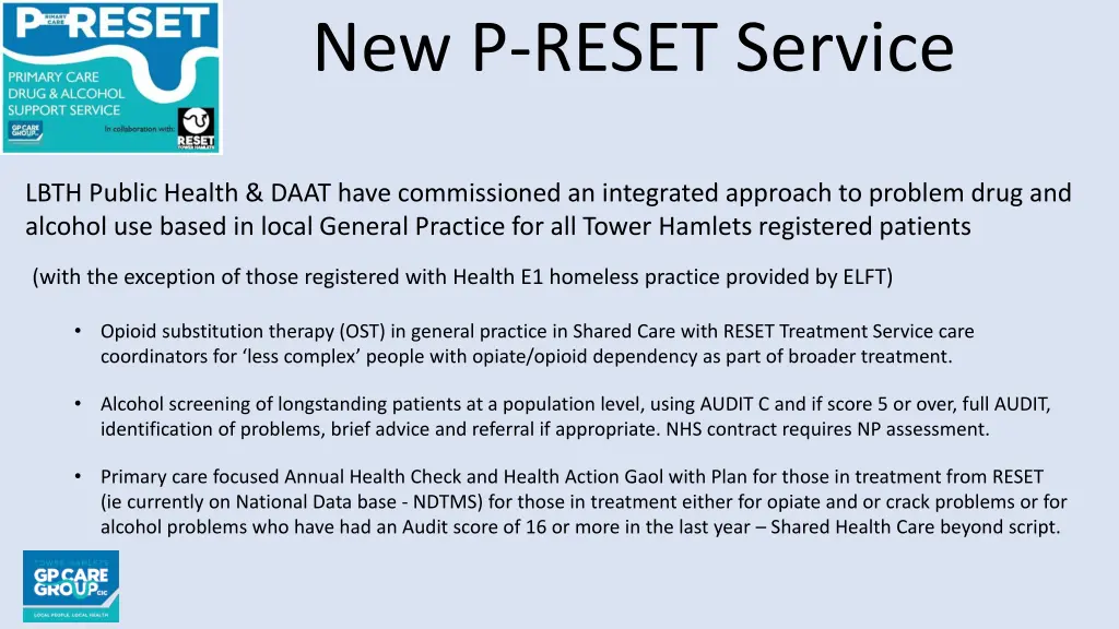 new p reset service