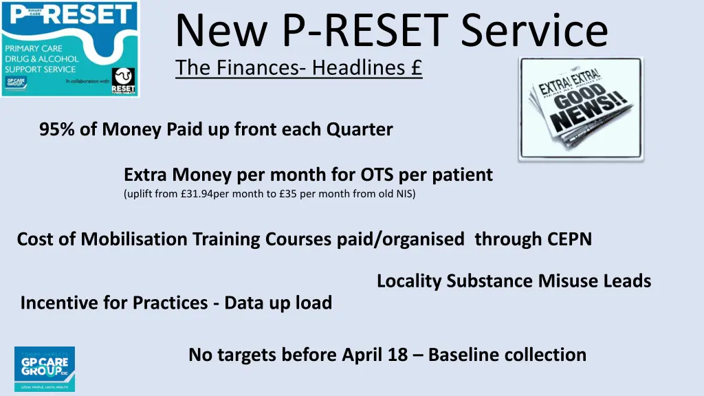 new p reset service the finances headlines