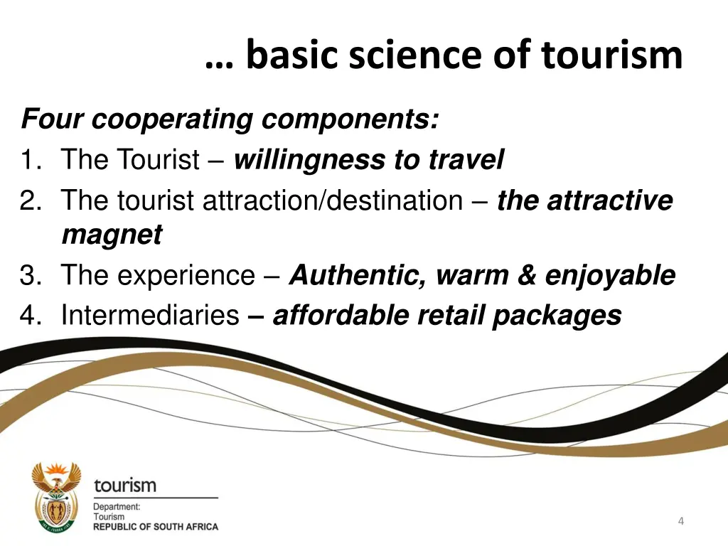 basic science of tourism