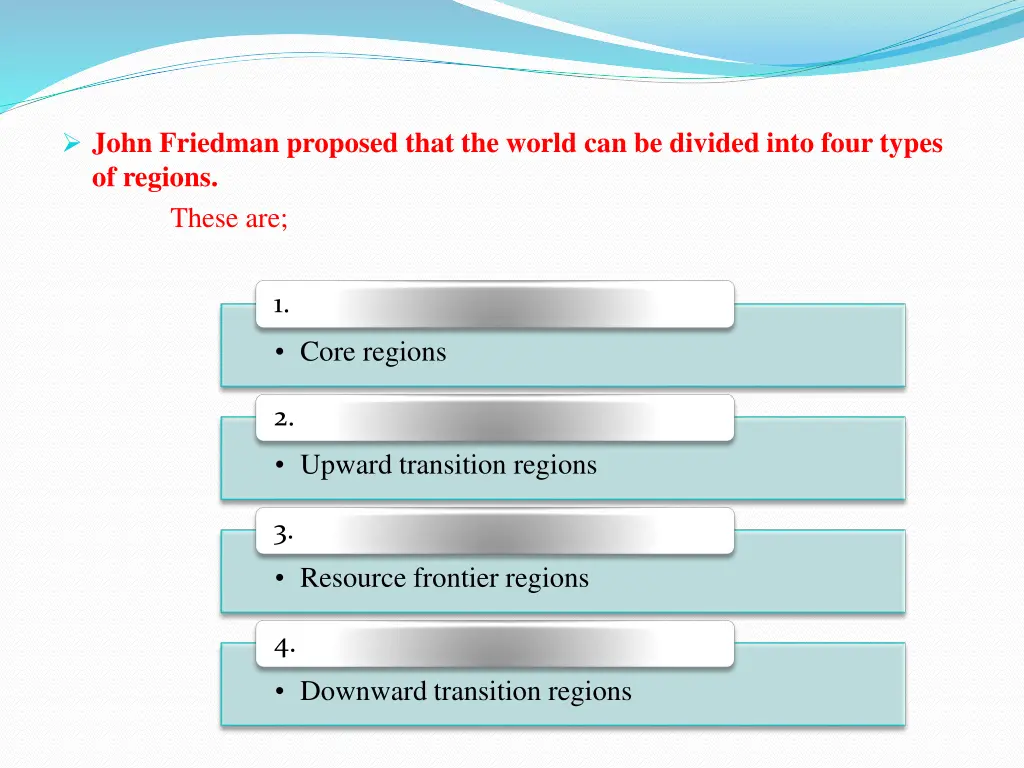john friedman proposed that the world