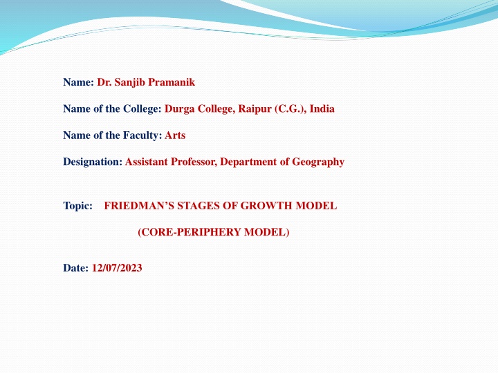 name dr sanjib pramanik