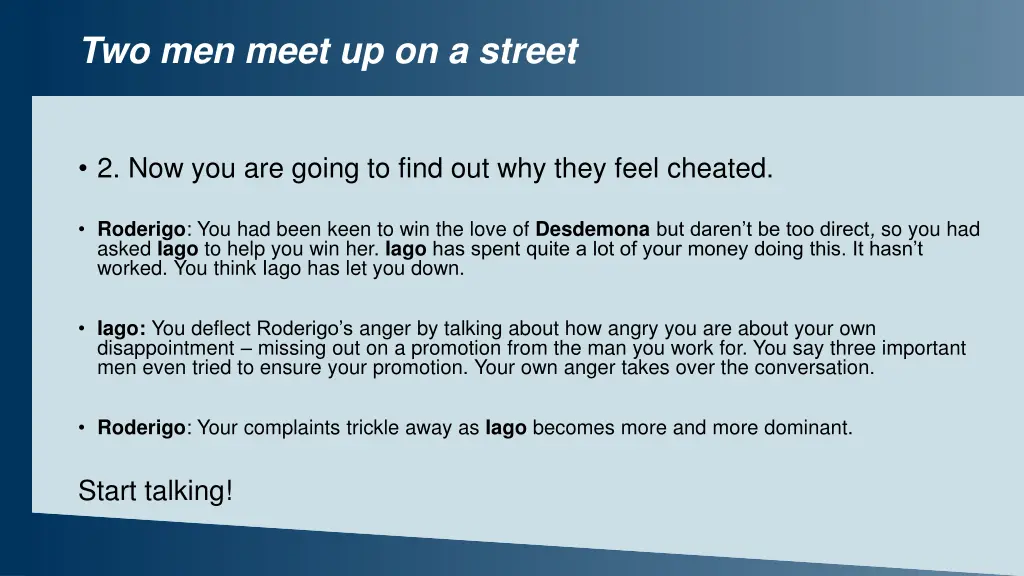 two men meet up on a street 1