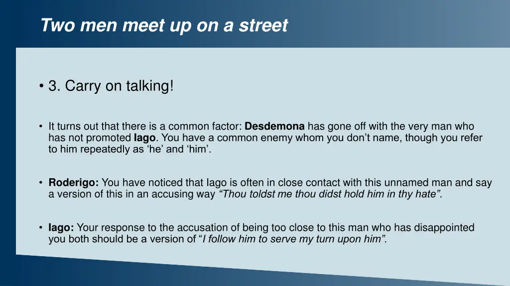 two men meet up on a street 2