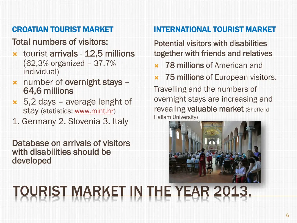 croatian tourist market croatian tourist market