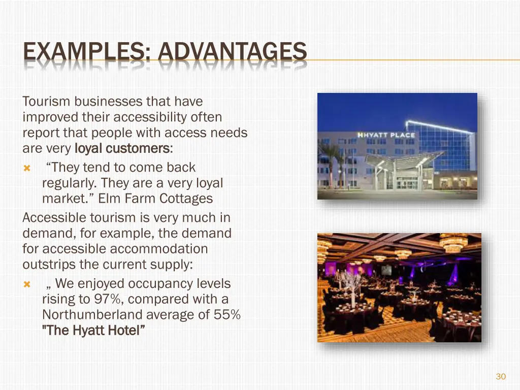 examples advantages