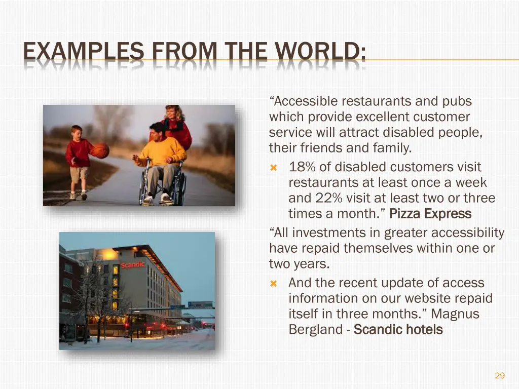 examples from the world