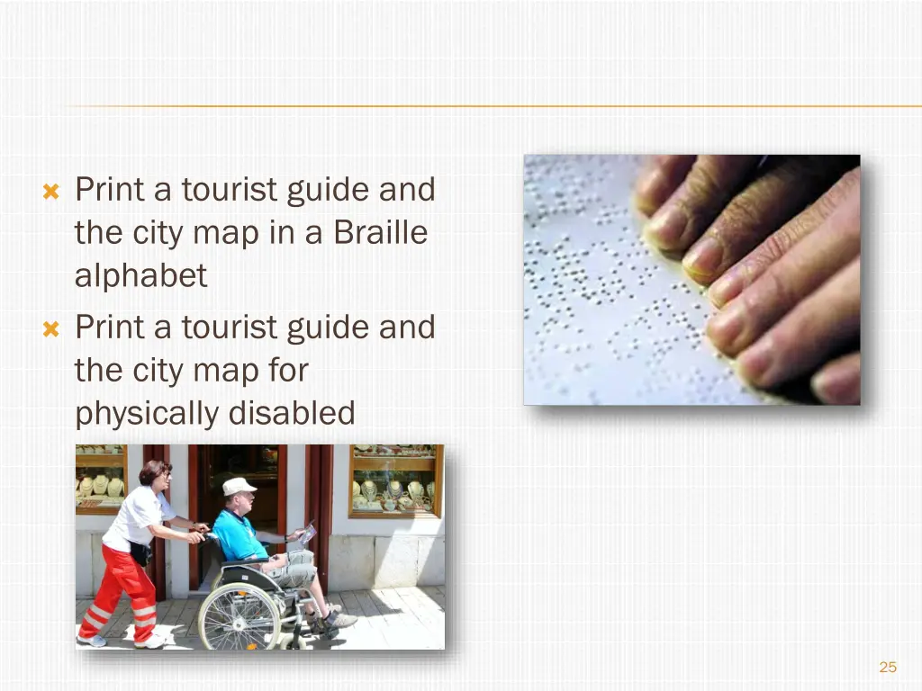 print a tourist guide and the city