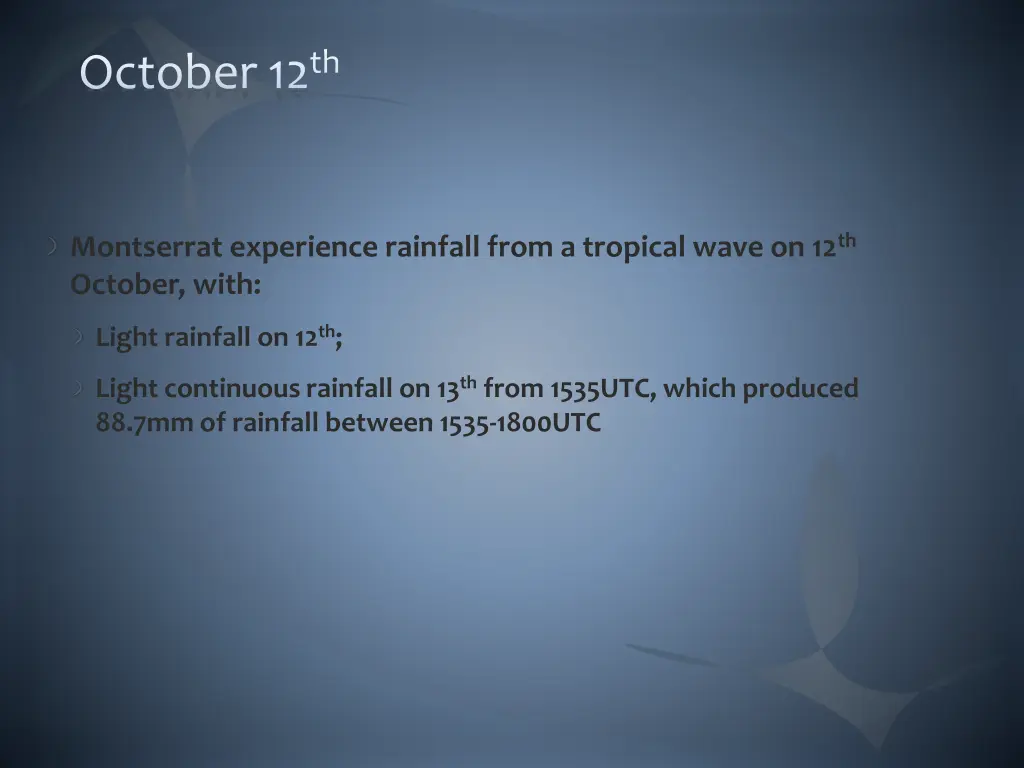 october 12 th