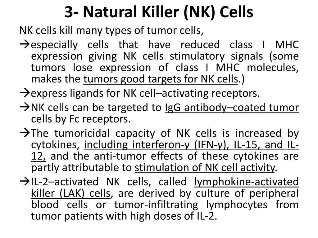 3 natural killer nk cells nk cells kill many