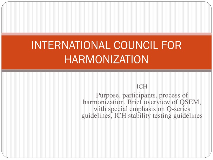 international council for harmonization