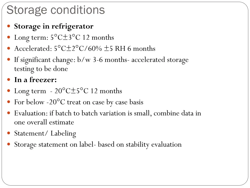 storage conditions 1