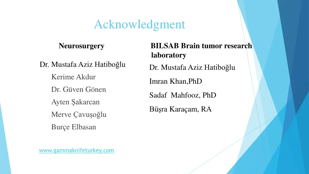 acknowledgment