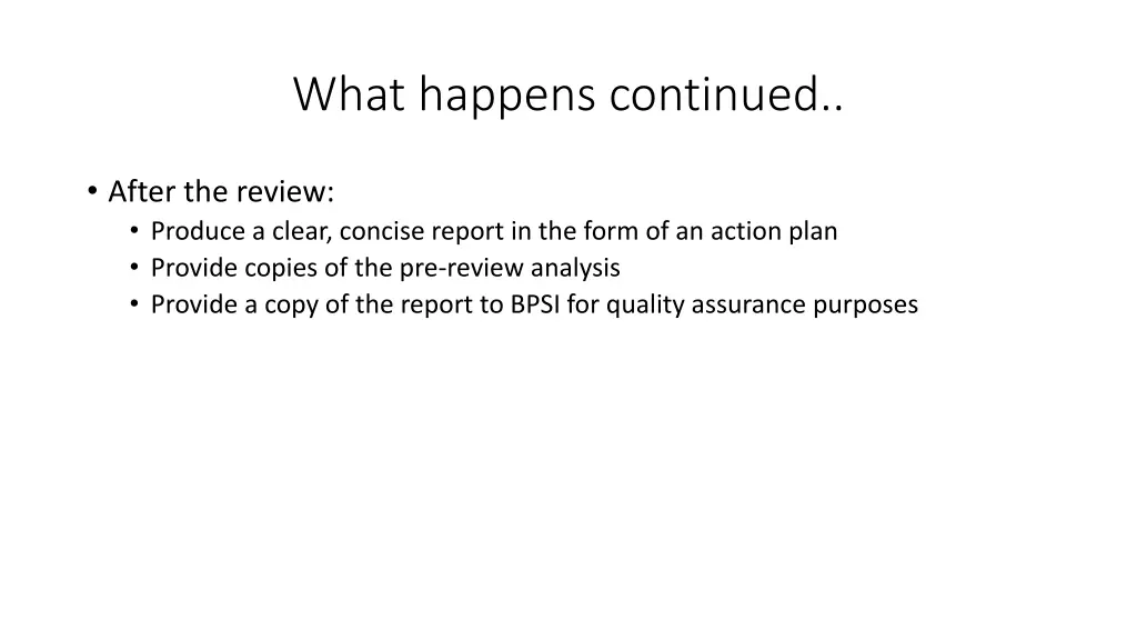 what happens continued