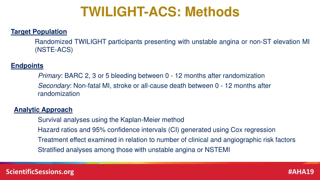 twilight acs methods