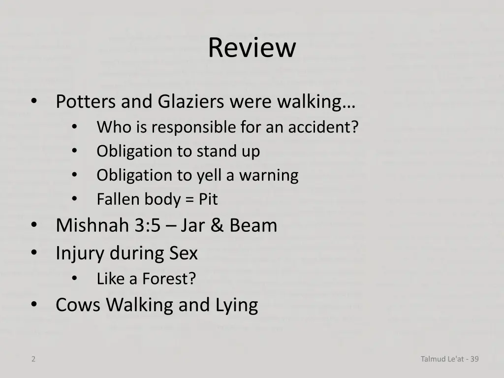 review