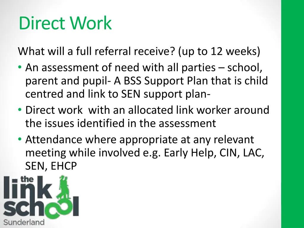 direct work