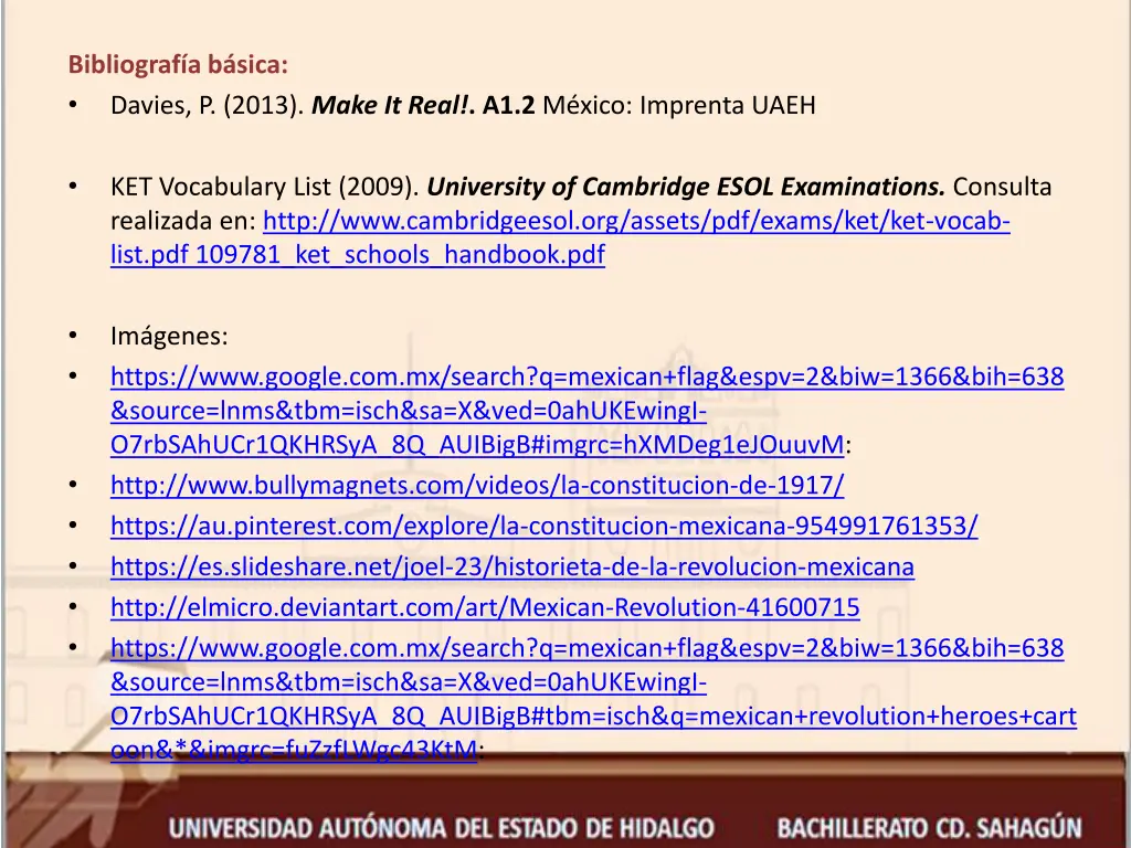 bibliograf a b sica davies p 2013 make it real
