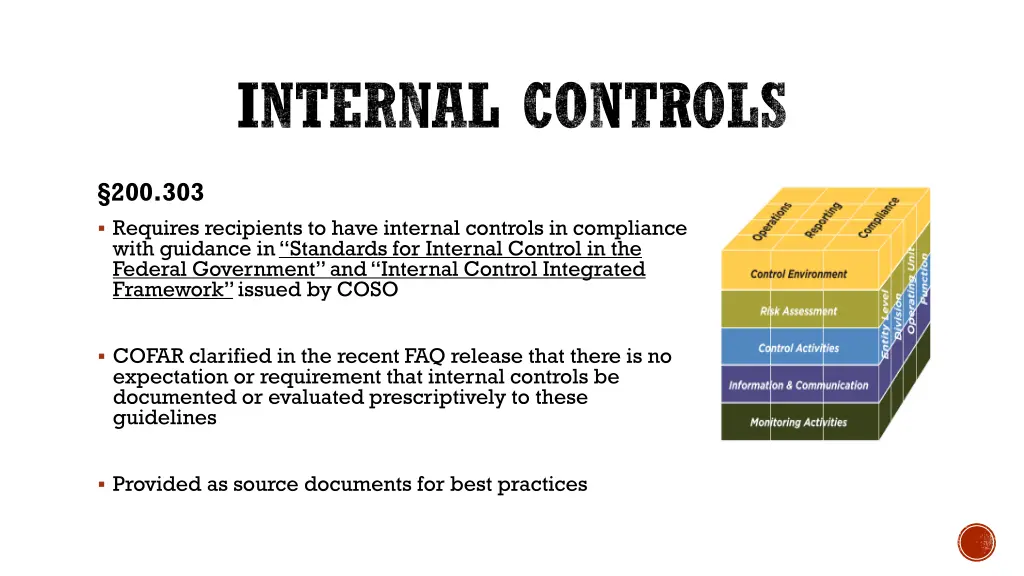 internal controls