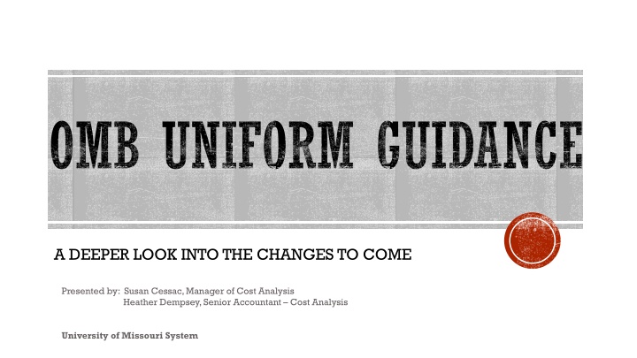 omb uniform guidance