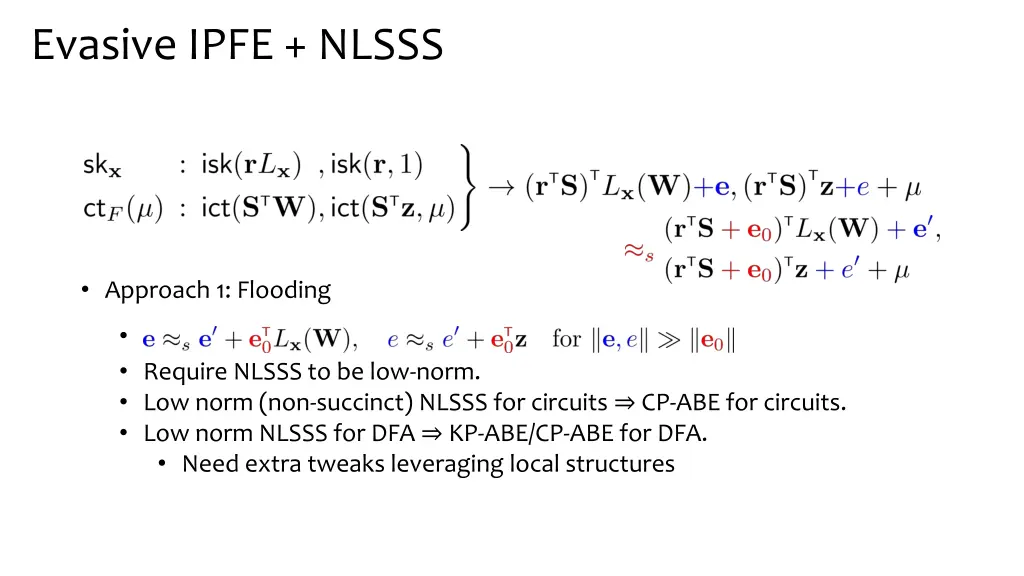 evasive ipfe nlsss 1