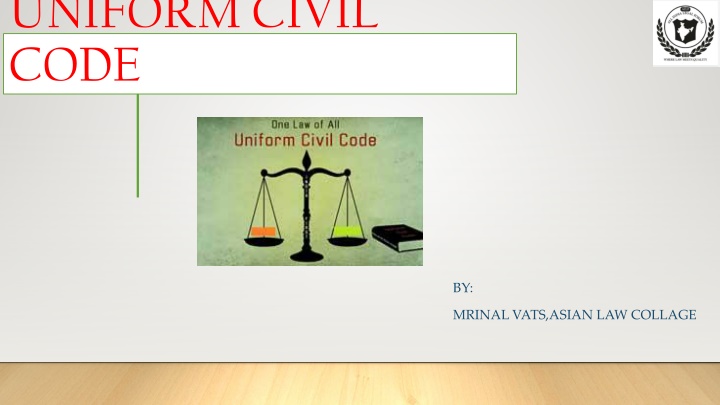 uniform civil code