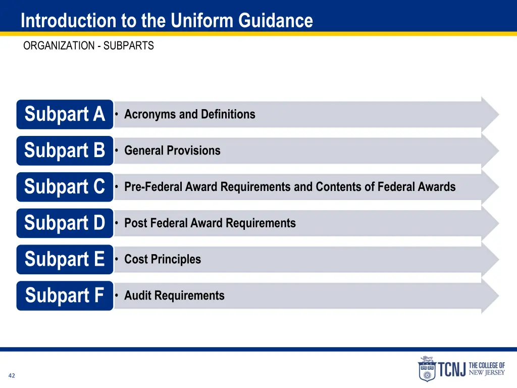 introduction to the uniform guidance