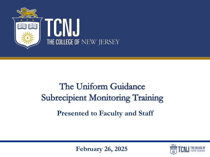 the uniform guidance subrecipient monitoring