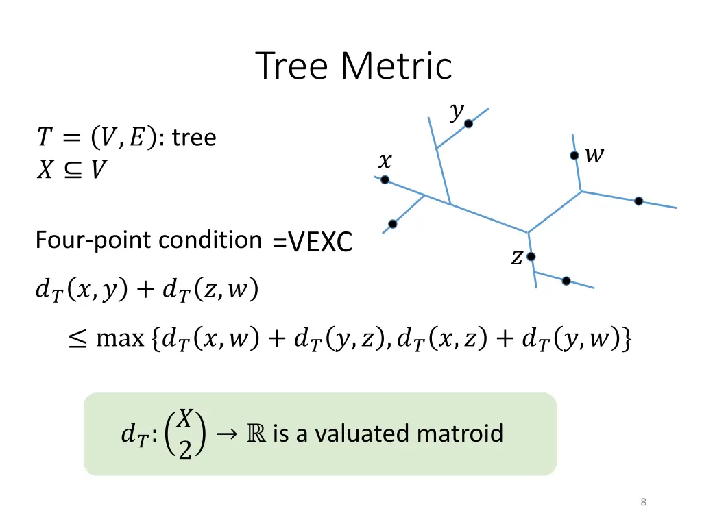 tree metric