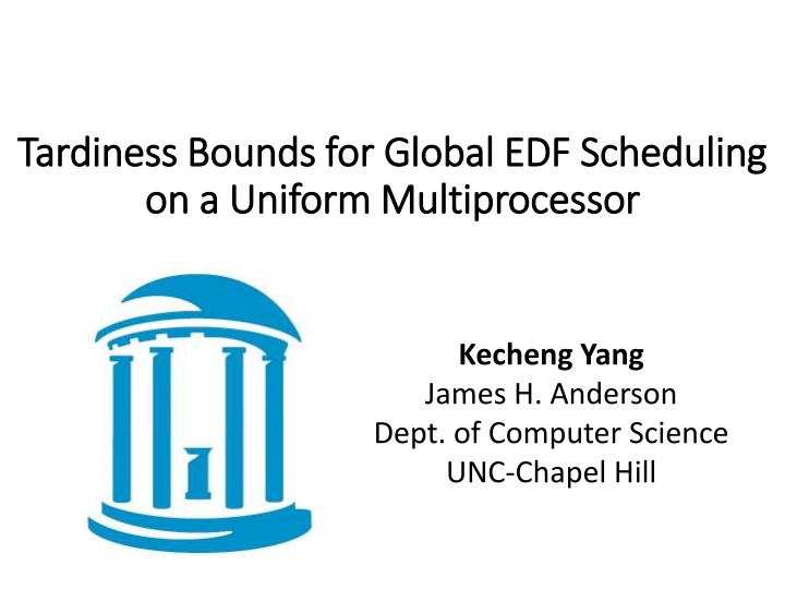 tardiness bounds for global edf scheduling