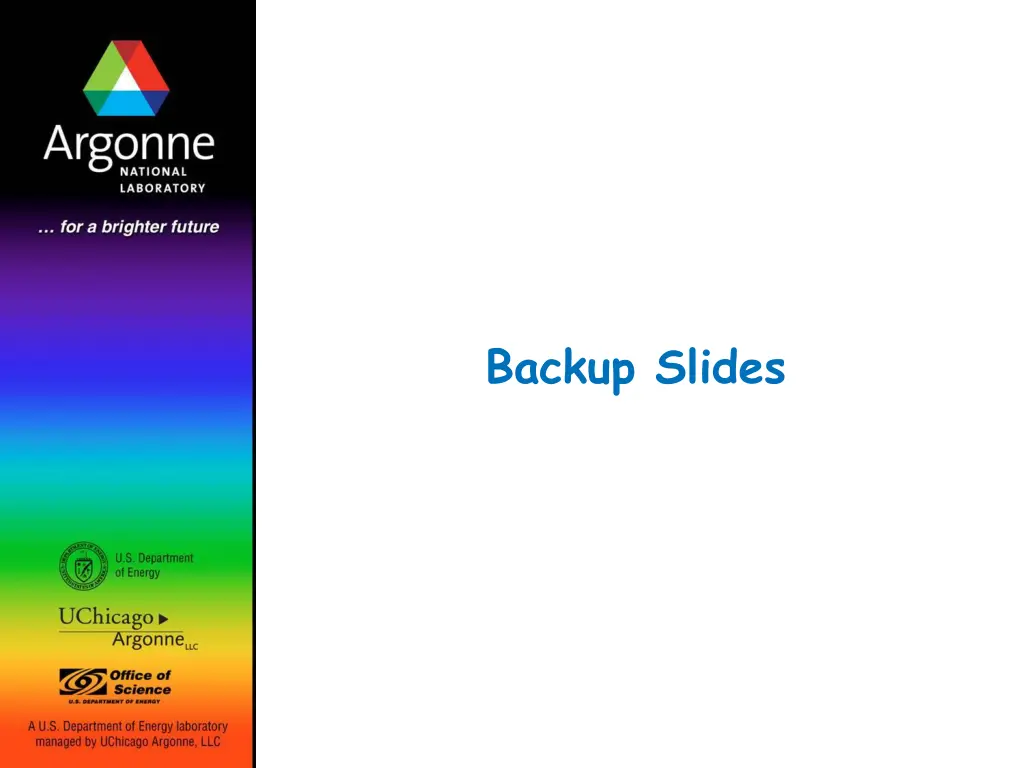 backup slides