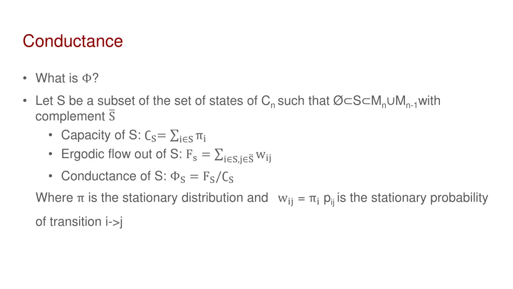 conductance
