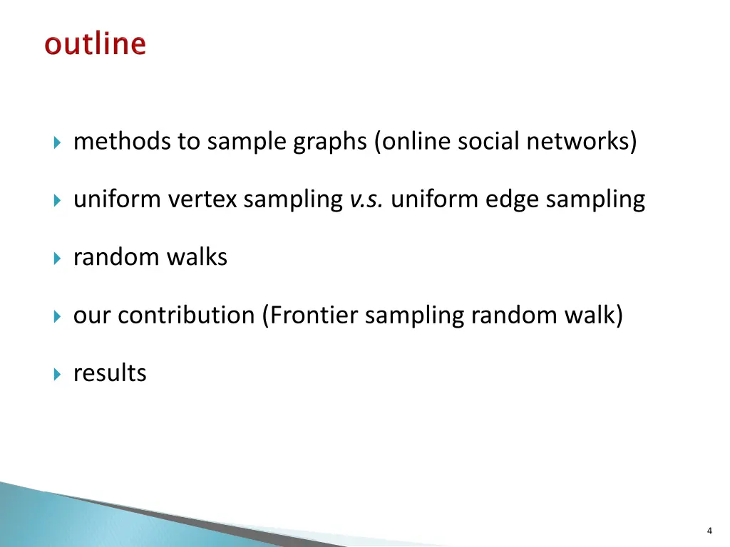 methods to sample graphs online social networks