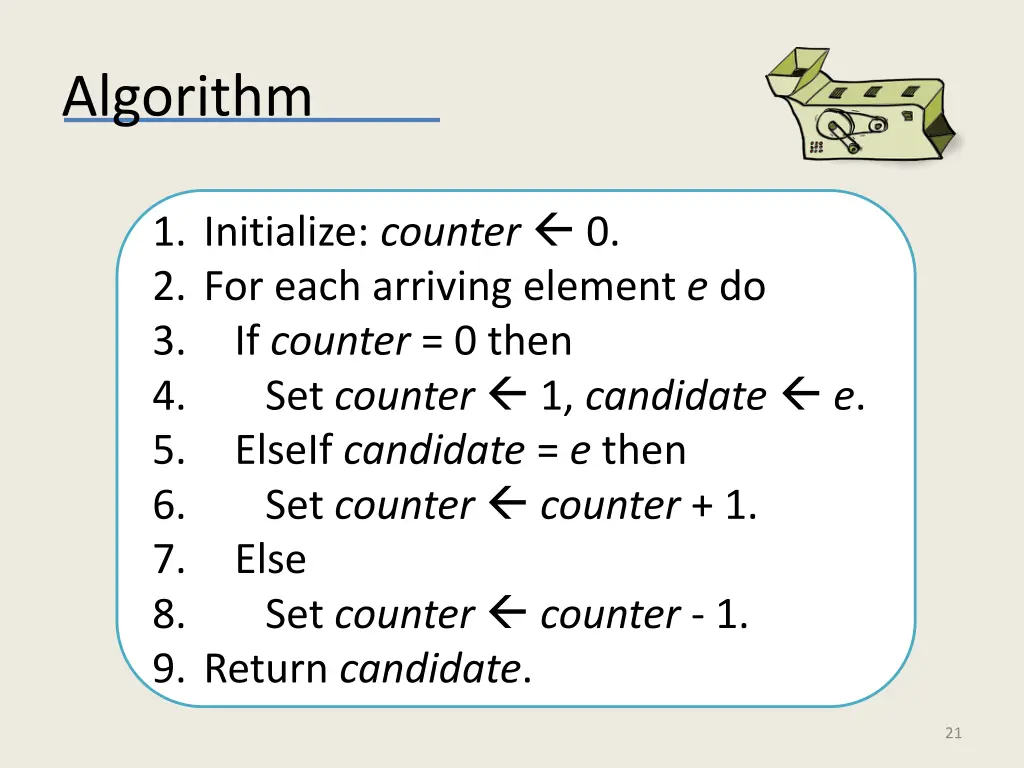 algorithm 1