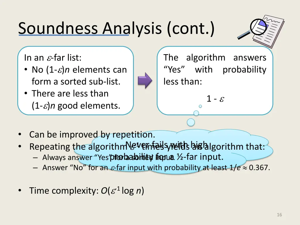 soundness analysis cont