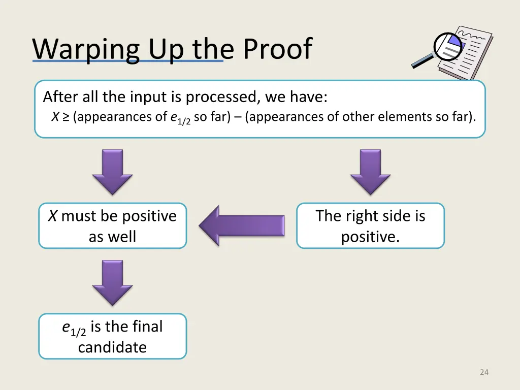 warping up the proof