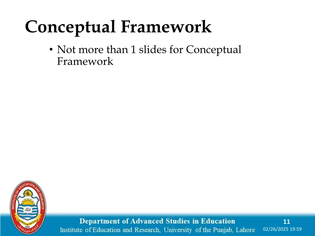conceptual framework