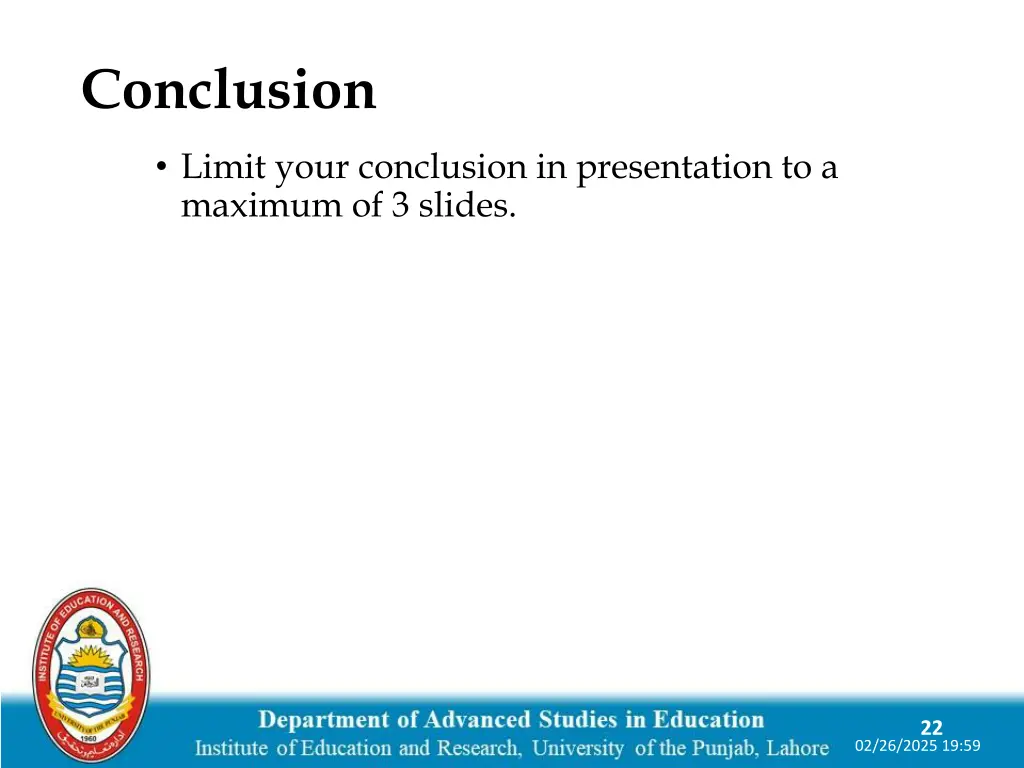 conclusion