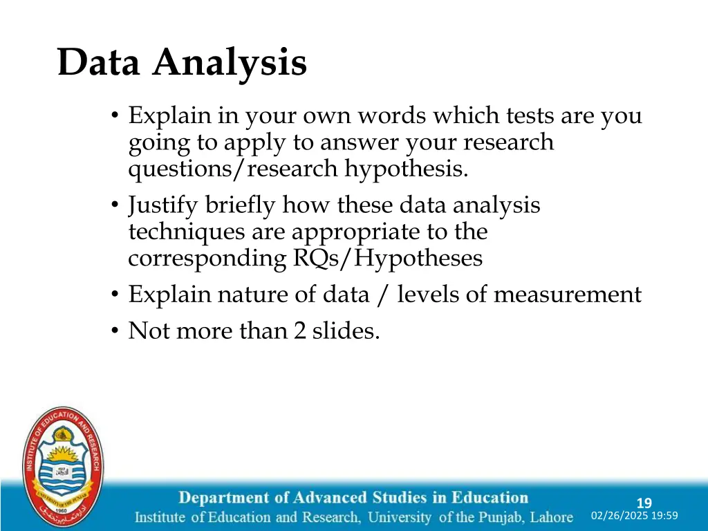 data analysis