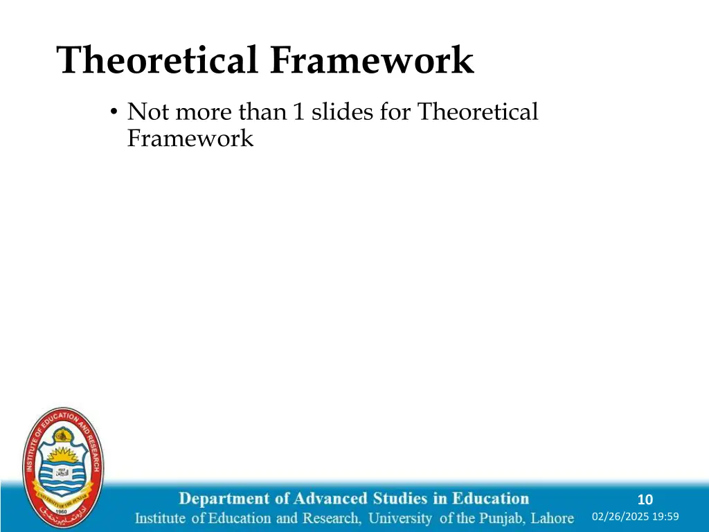 theoretical framework