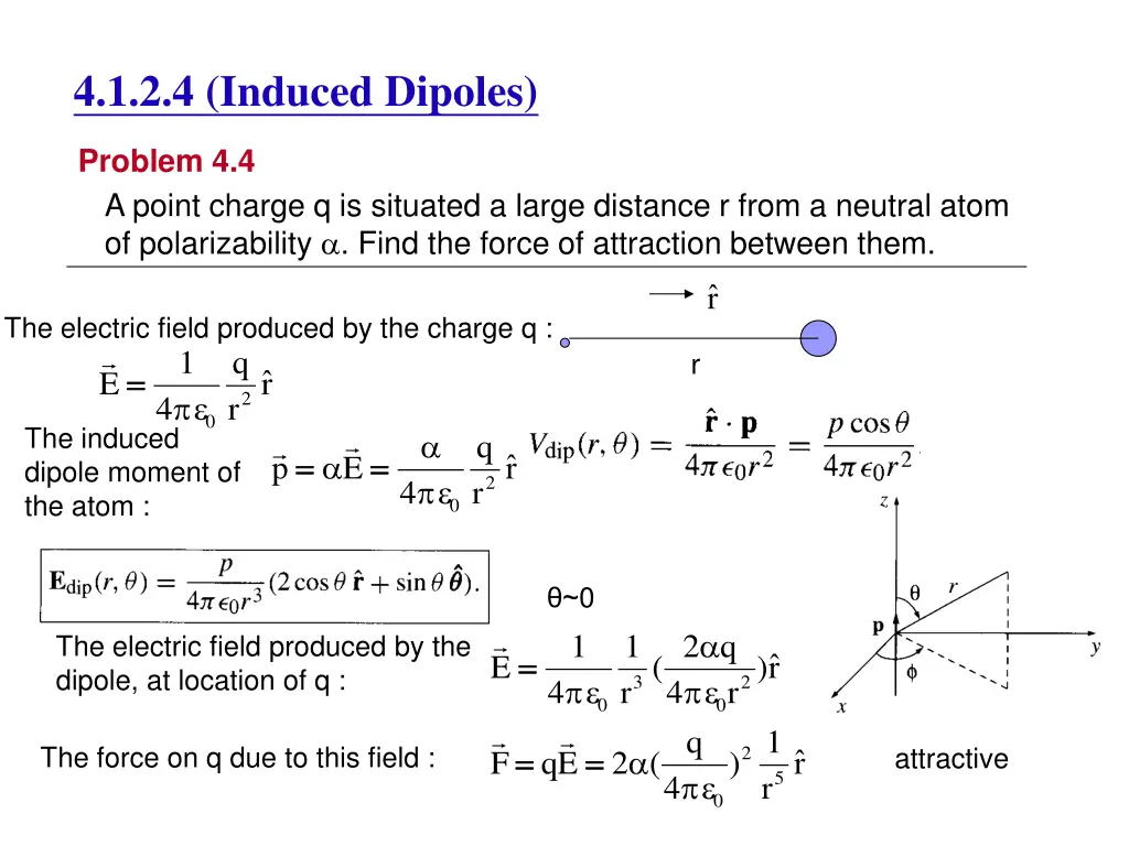 4 1 2 4 induced dipoles