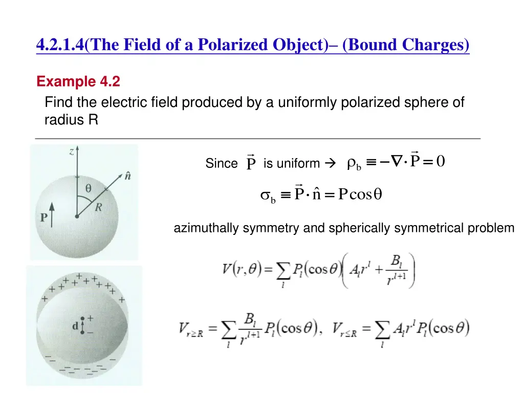 4 2 1 4 the field of a polarized object bound