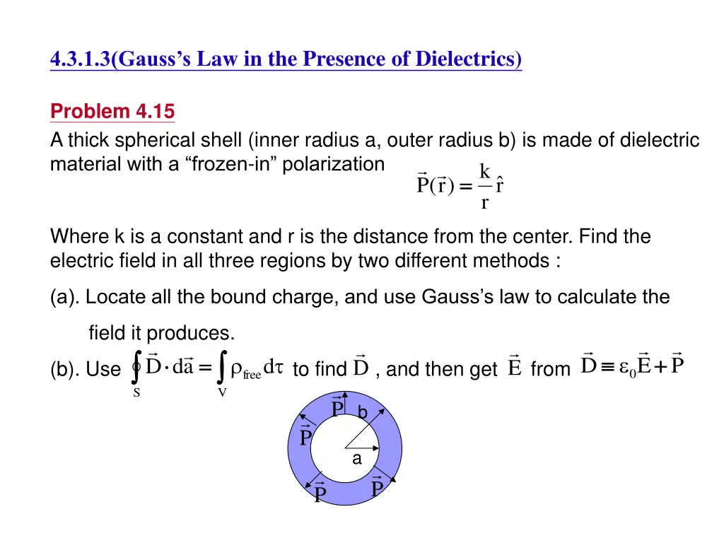4 3 1 3 gauss s law in the presence of dielectrics